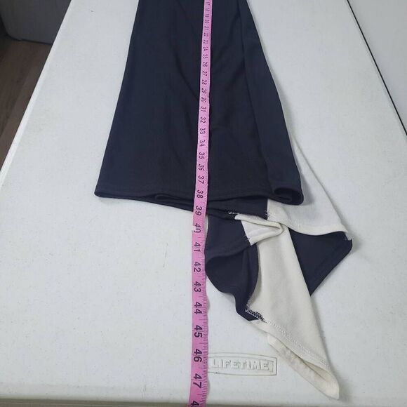 VTG Jessica McClintock USA Made Black White Scalloped Hem Shift Dress Size S - Picture 8 of 8